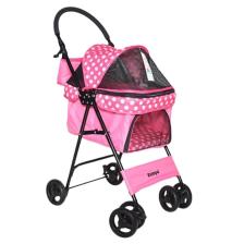Zampa Perez 42x63x89 cm Pembe Kedi Arabası