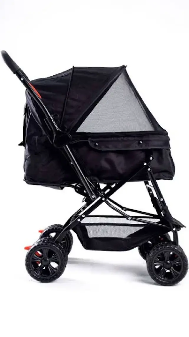 Justie Pet Collesium  Kedi & Köpek Arabası Siyah76X52X95 cm