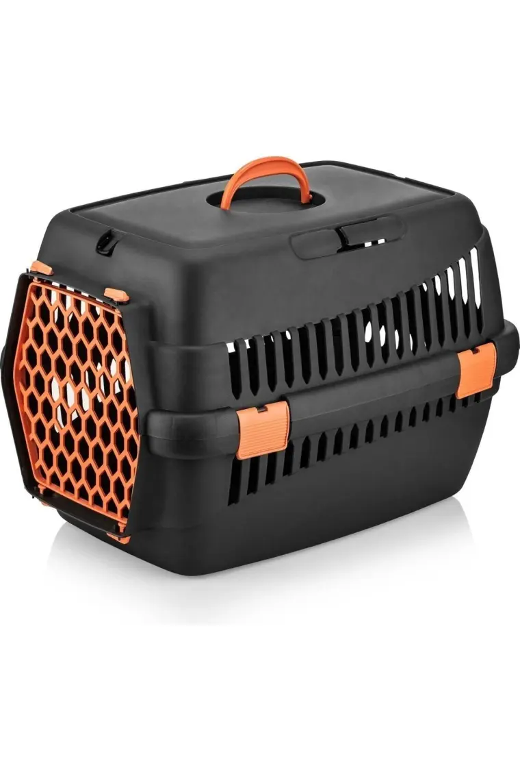 Milo Kedi Köpek Taşıma Çantası Orta Boy Siyah/Yeşil