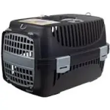 Plastart Kedi ve Köpek Taşıma Kabı | Kahve-Bej