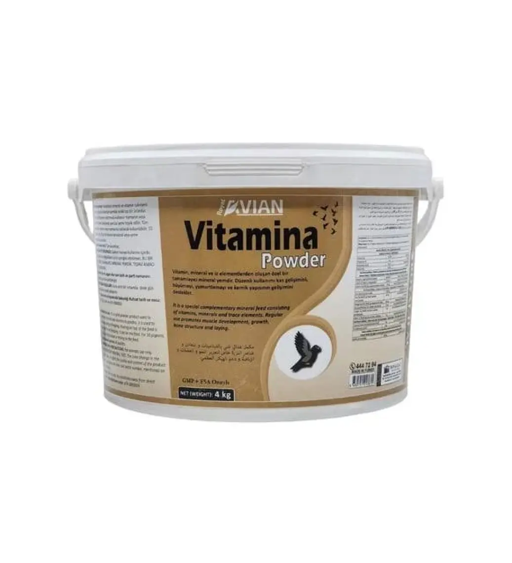 Royal Ilaç Vitamina Powder 4 Kg. Vitamin ve Mineral Desteği