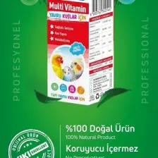 Tüm Kafes Kuşları Için Multi Vitamin - Kuş Multi Vitamin - Ekstra Vitamin Takviyesi - 25ml