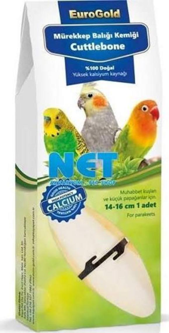 Eurogold Mürekkep Balığı Kemiği Tekli 14-16 Cm