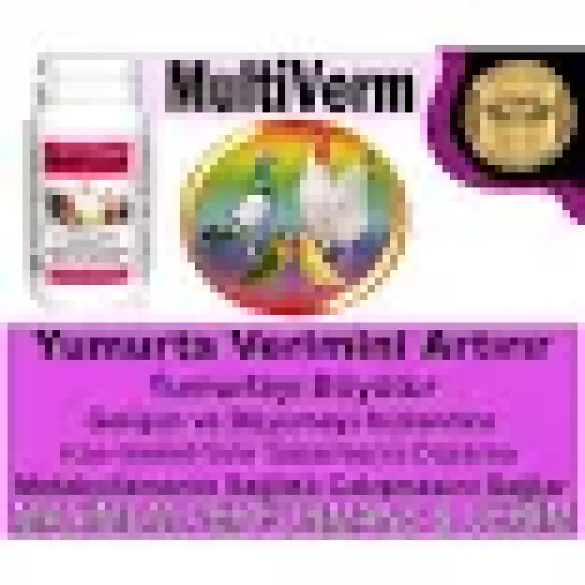 MULTİVERM Yumurta verimini Artırıcı - Gelişim için Tavuk Civciv Kaz Keklik Muhabbet Kuşu Kanarya Güvercin Multivitamin Vitamin