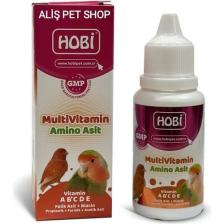 Hobi Kuşlar Için Multivitamin ve Aminoasit Takviyesi 30ML 1 Adet