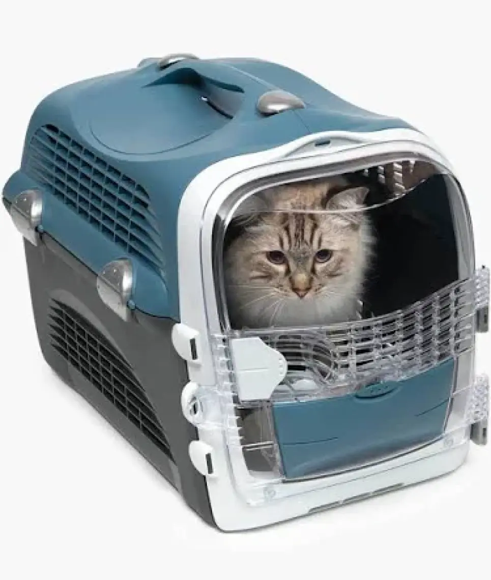 Cat İt Cabrıo Kedi ve Köpek Taşıma Kabı Mavi/Gri 51x33x35cm
