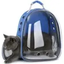 Pet Pretty Astronot Kedi Köpek Sırt Taşıma Çantası Mavi