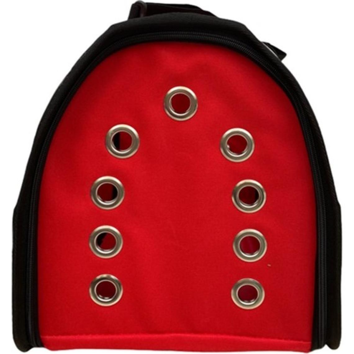Şeffaf Büyük Kırmızı Taşıma Çantası 50 cm x 30 cm x 30 cm