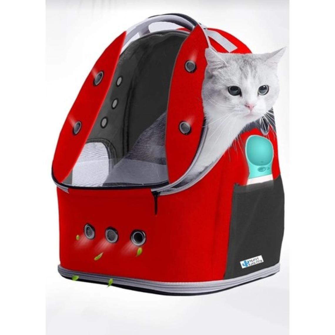 Mavi Kaktüs Kedi - Köpek Taşıma Çantası Kırılmaz Cam Hava Kanallı Yıkanabilir Kumaş