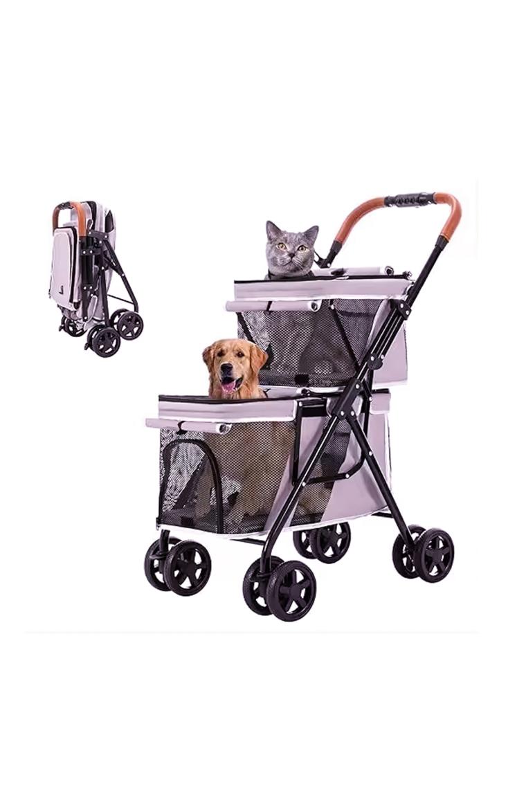 Yasomi Patigo LD03M 2 Katlı Katlanabilir Kedi ve Köpek Arabası