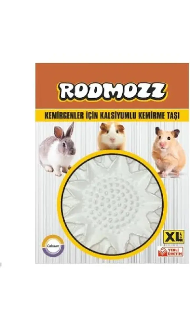 RodMozz Kemirgenler Için Xl Büyük Boy Kalsiyumlu Kemirme Taşı