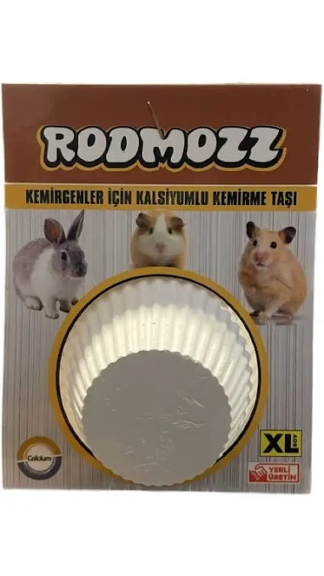 RodMozz Kemirgenler Için Xl Büyük Boy Kalsiyumlu Kemirme Taşı