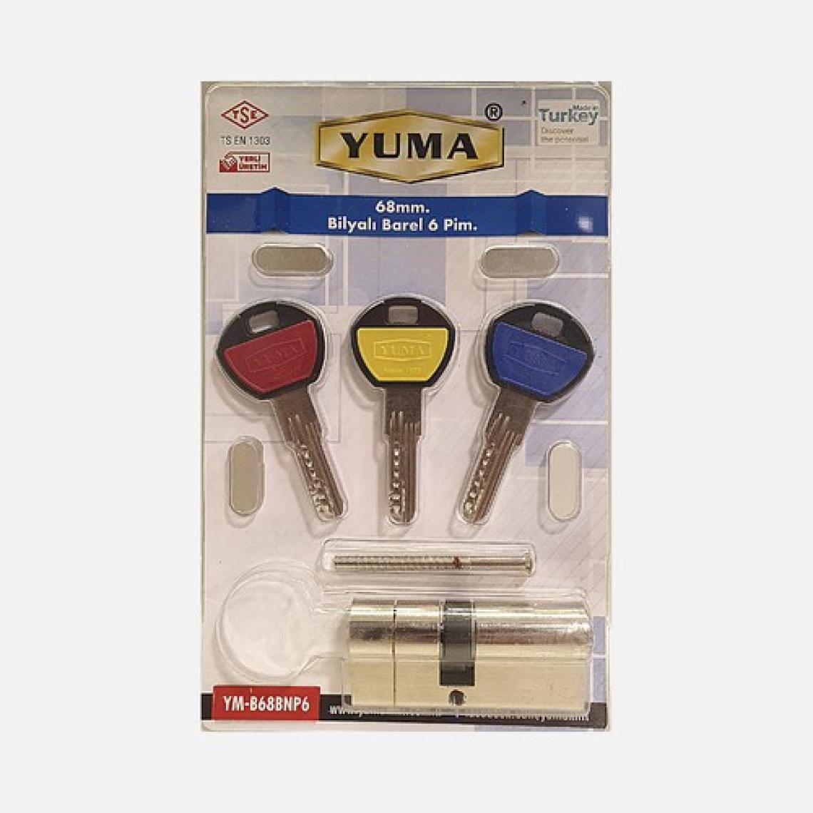 YUMA PLASTİK KAFALI BİLYALI BAREL 6 pim ( 68mm )