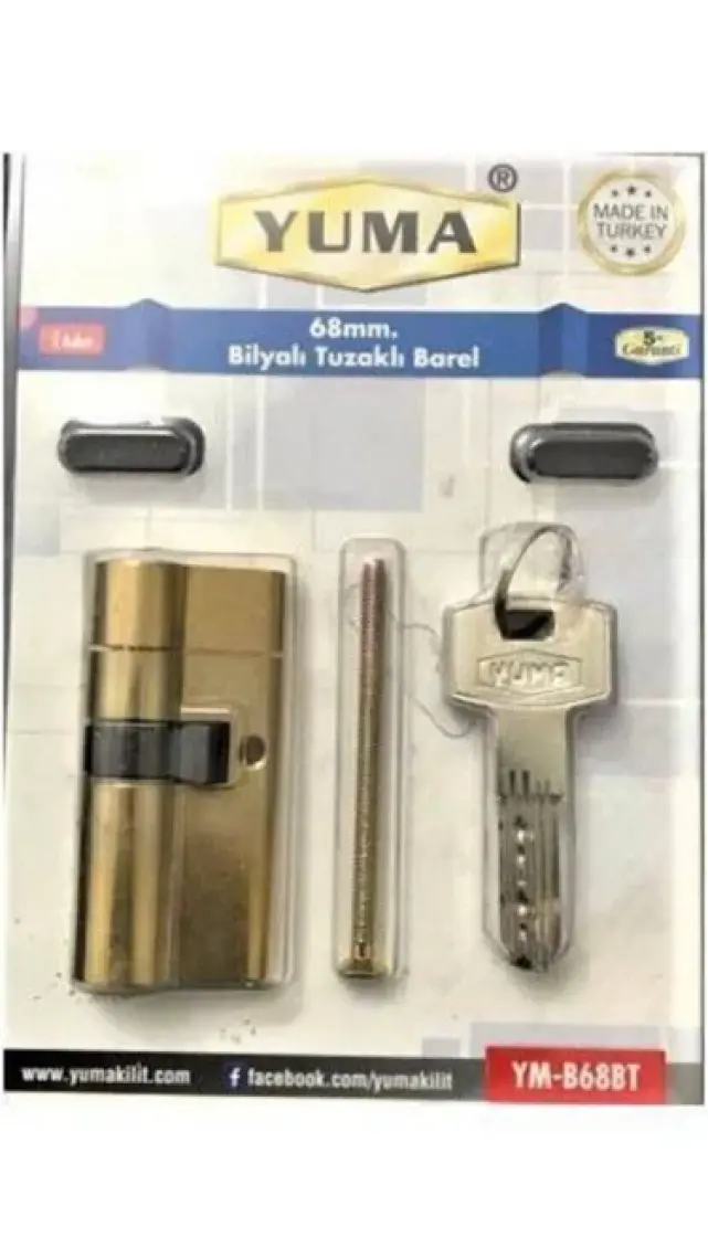 Ymk Kilit Bilyalı Barel Saten 68MM YMK-B68HBS 2470