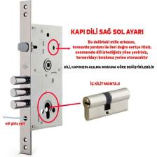 Kale 252 Rsn Monoblok Çelik Kapı Kilidi