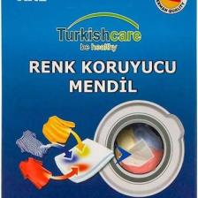 Turkishcare Renk Koruyucu Çamaşır Mendili 12'Li Paket – Türkiye Üretimi Konsantre Formül, Canlı Renkleri Uzun Süre Korur
