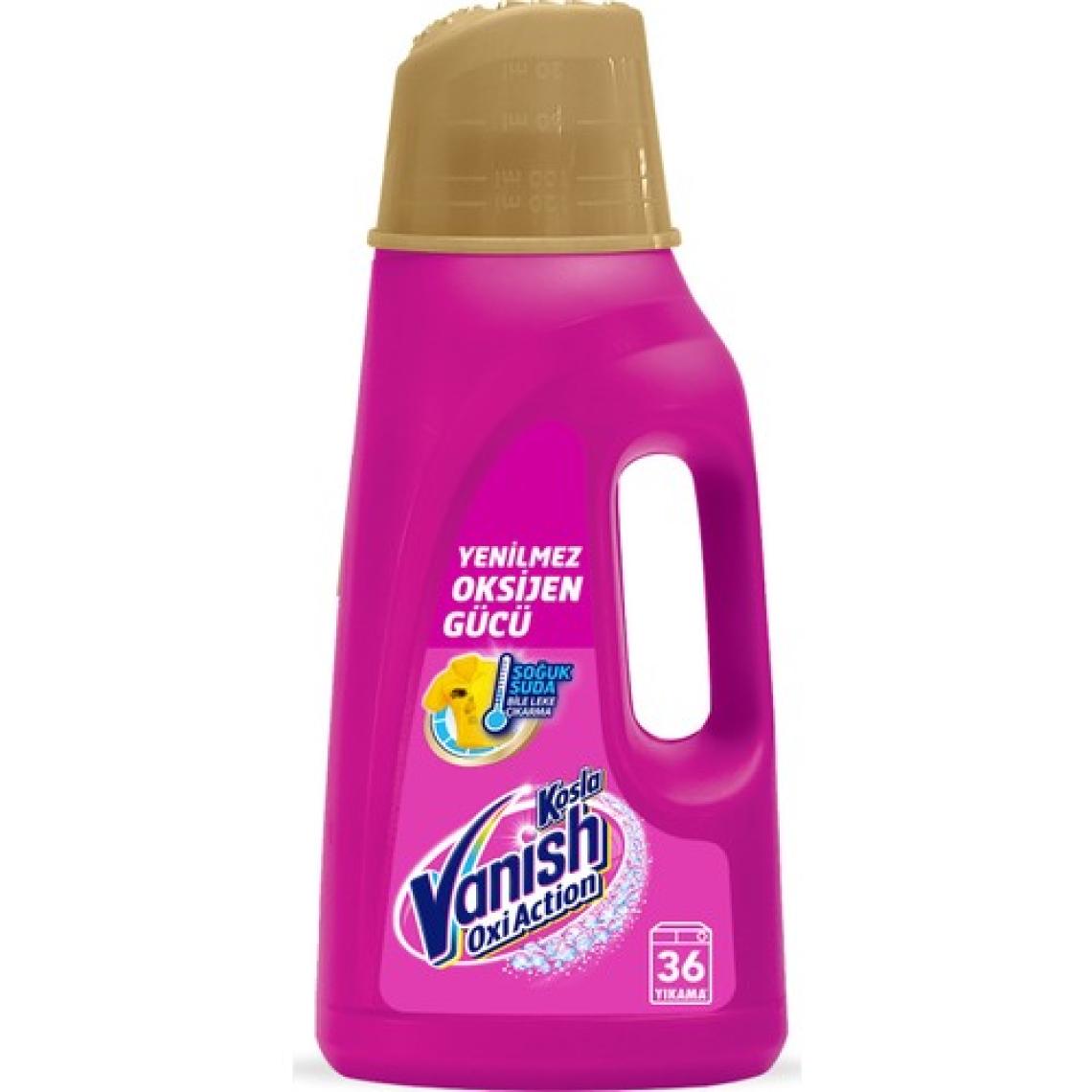 Vanish Kosla Oxi Action Gold Sıvı Leke Çıkarıcı 1800 ml Renkliler İçin