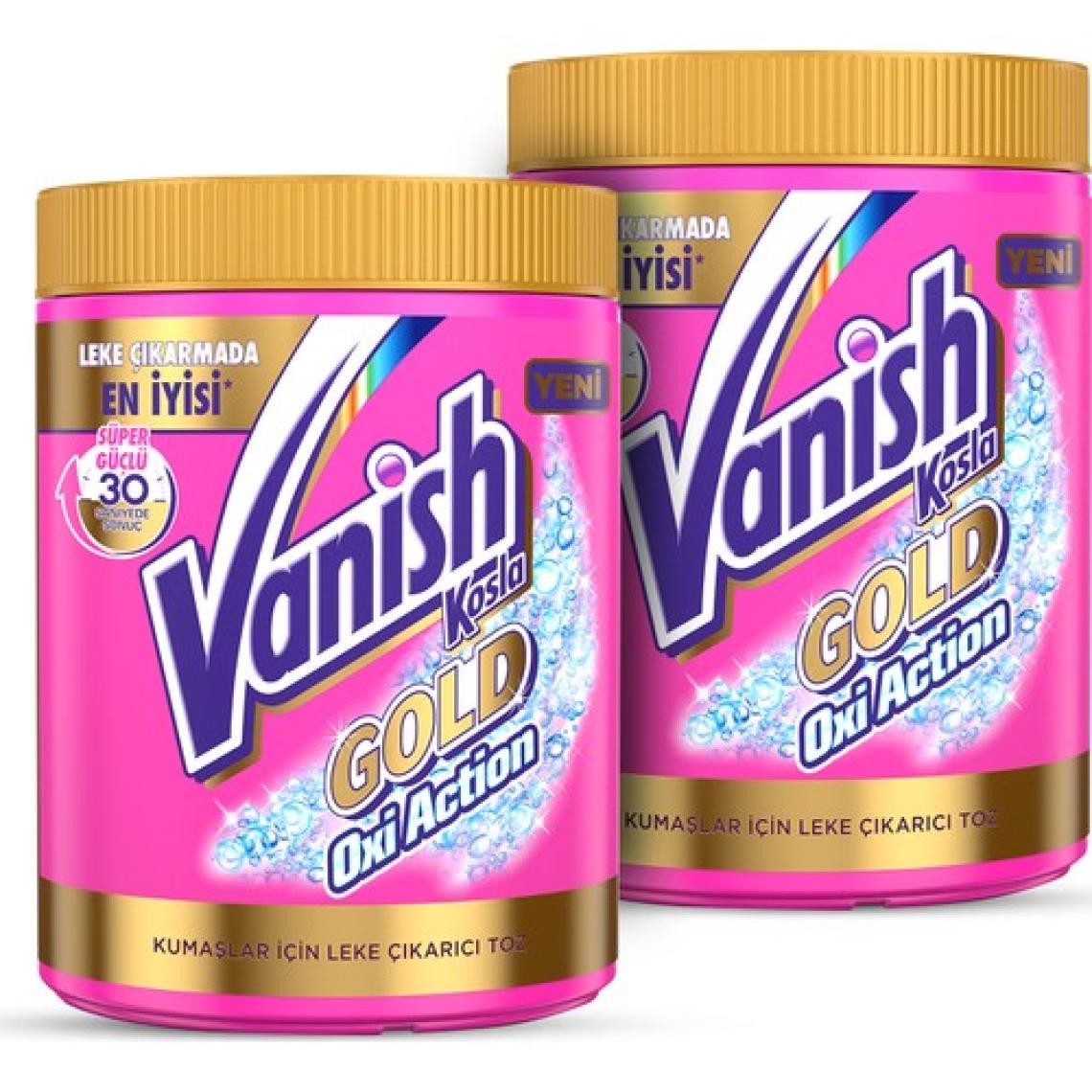 Vanish Kosla Oxi Action Pembe Gold 1200 gr x 2 Adet