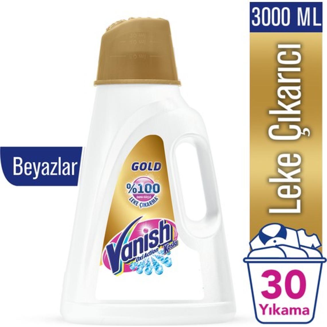 Vanish Kosla Oxi Action Gold Sıvı Leke Çıkarıcı 3000 ml Beyazlar İçin
