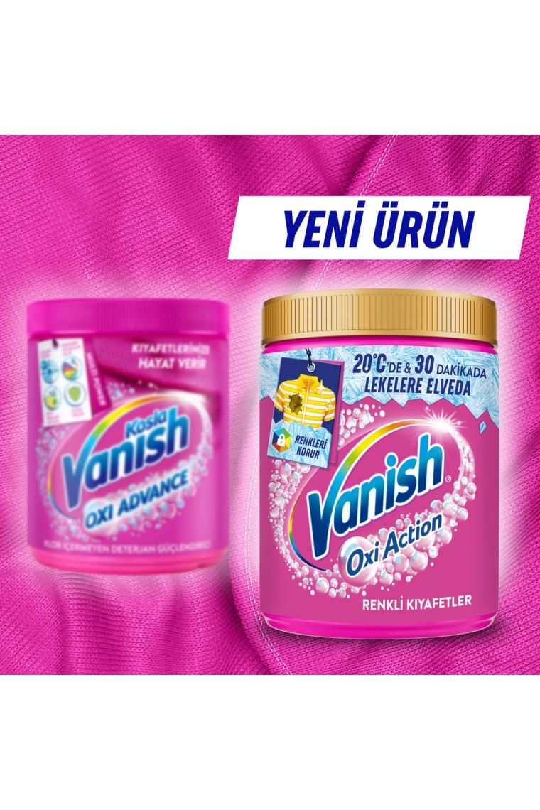 Oxi Action Multipower Renkliler İçin Deterjan Güçlendirici Toz ve Leke Çıkarıcı 480 Gram 1 Adet