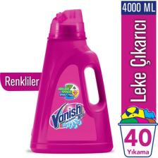 Vanish Kosla Oxi Action Sıvı Leke Çıkarıcı 4000 ml Renkliler İçin