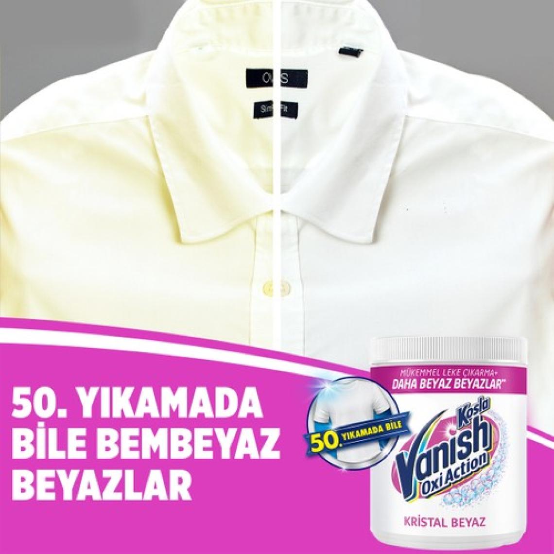 Vanish Kosla Oxi Action Toz Leke Çıkarıcı 500 gr Beyazlar İçin