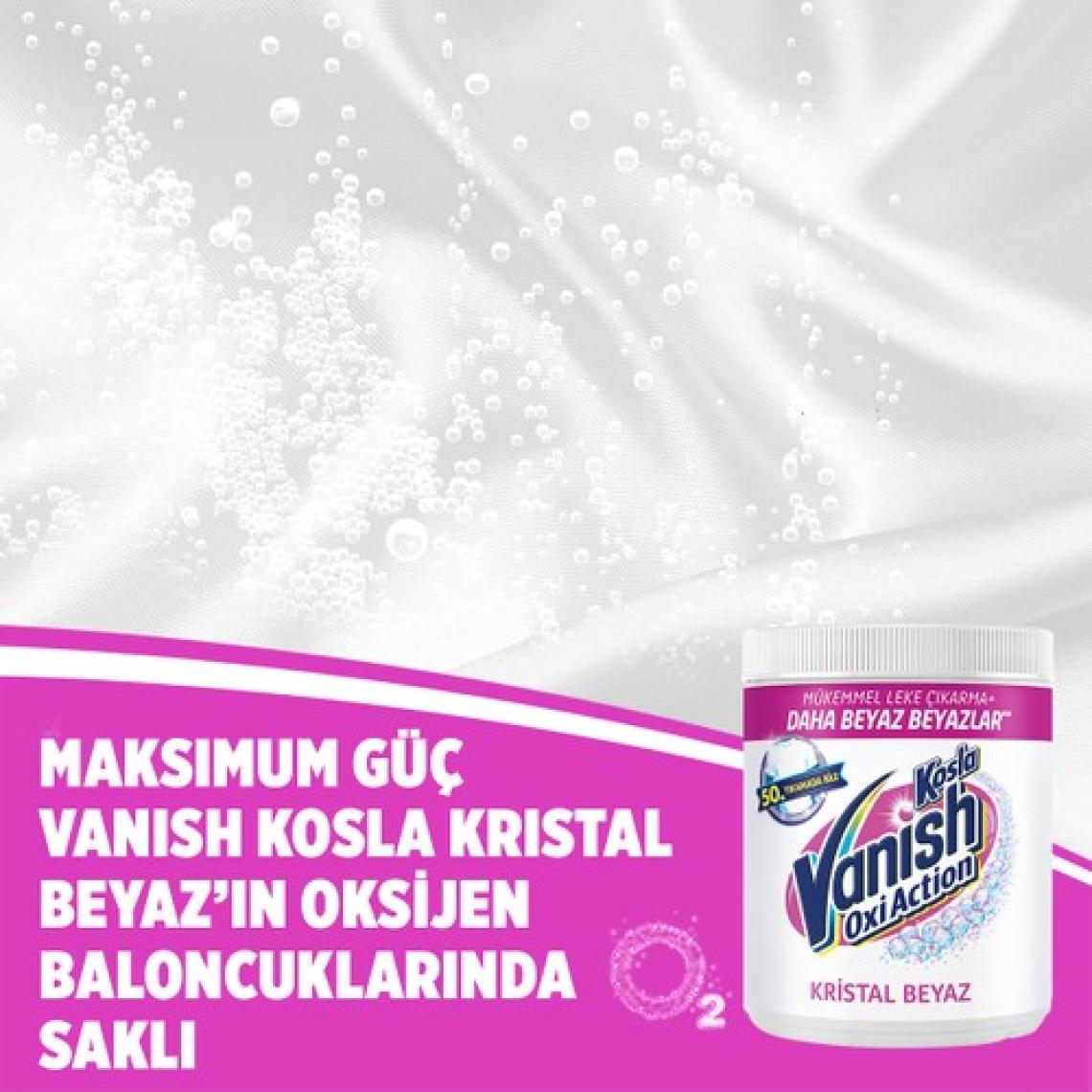 Vanish Kosla Oxi Action Toz Leke Çıkarıcı 500 gr Beyazlar İçin