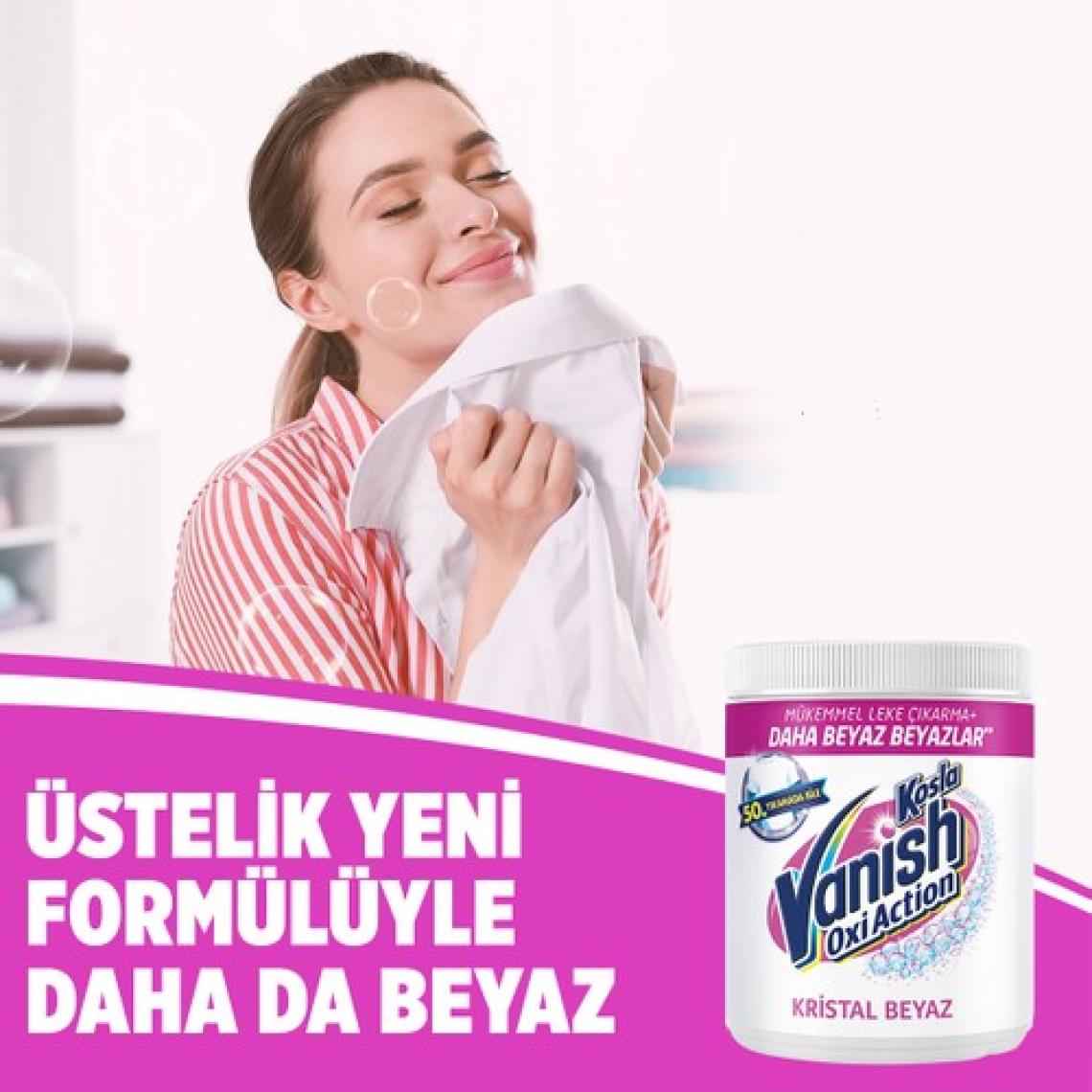 Vanish Kosla Oxi Action Toz Leke Çıkarıcı 500 gr Beyazlar İçin