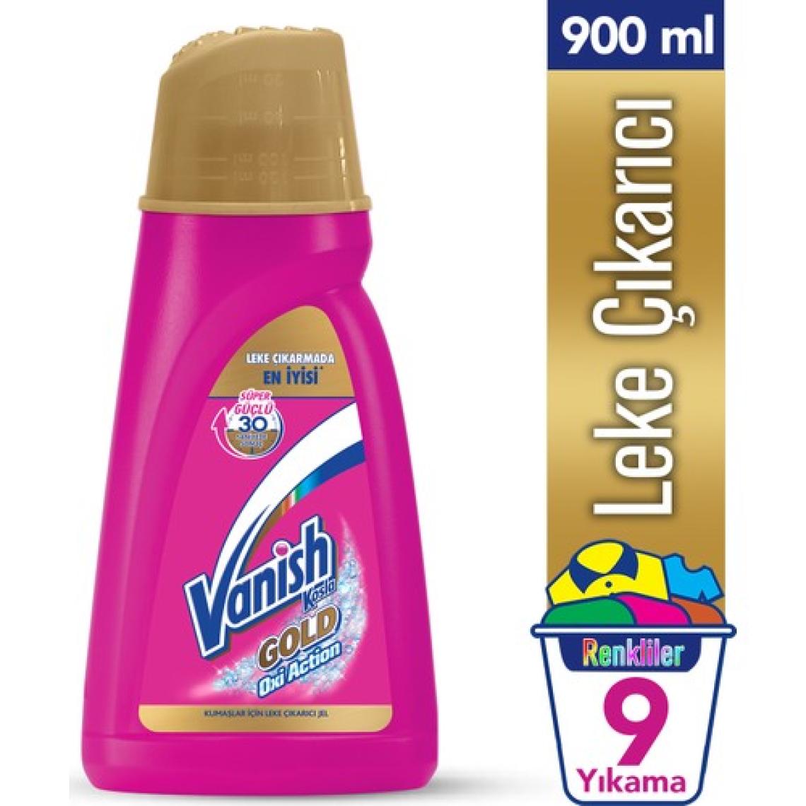 Vanish Kosla Sıvı Leke Çıkarıcı 8'li 900 ml + Vanish Gold 4'lü 900 ml