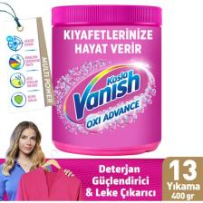 Vanish Kosla Multipower Renkliler için Leke Çıkarıcı ve Deterjan Güçlendirici Toz 400 g