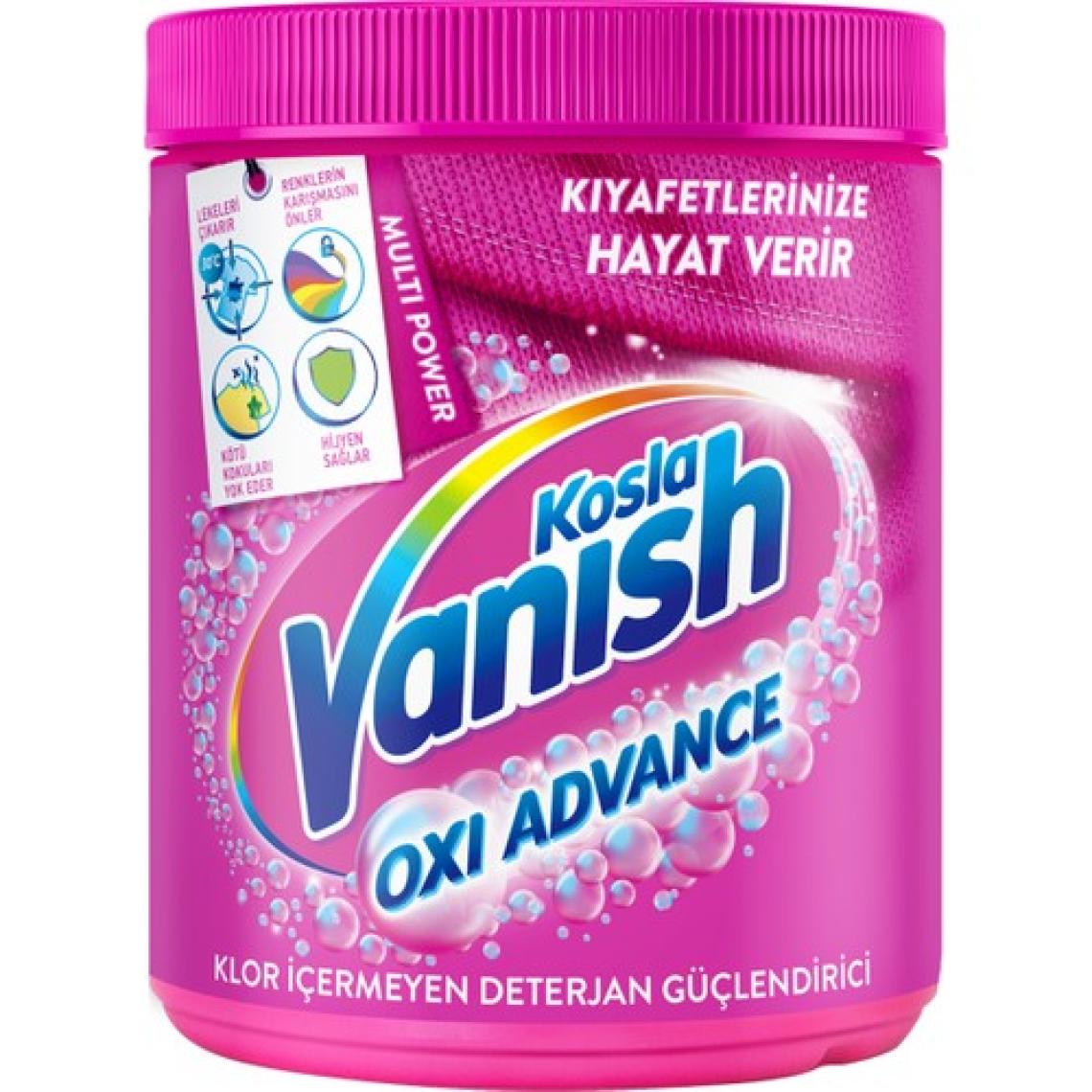 Vanish Kosla Multipower Renkliler için Leke Çıkarıcı ve Deterjan Güçlendirici Toz 400 g