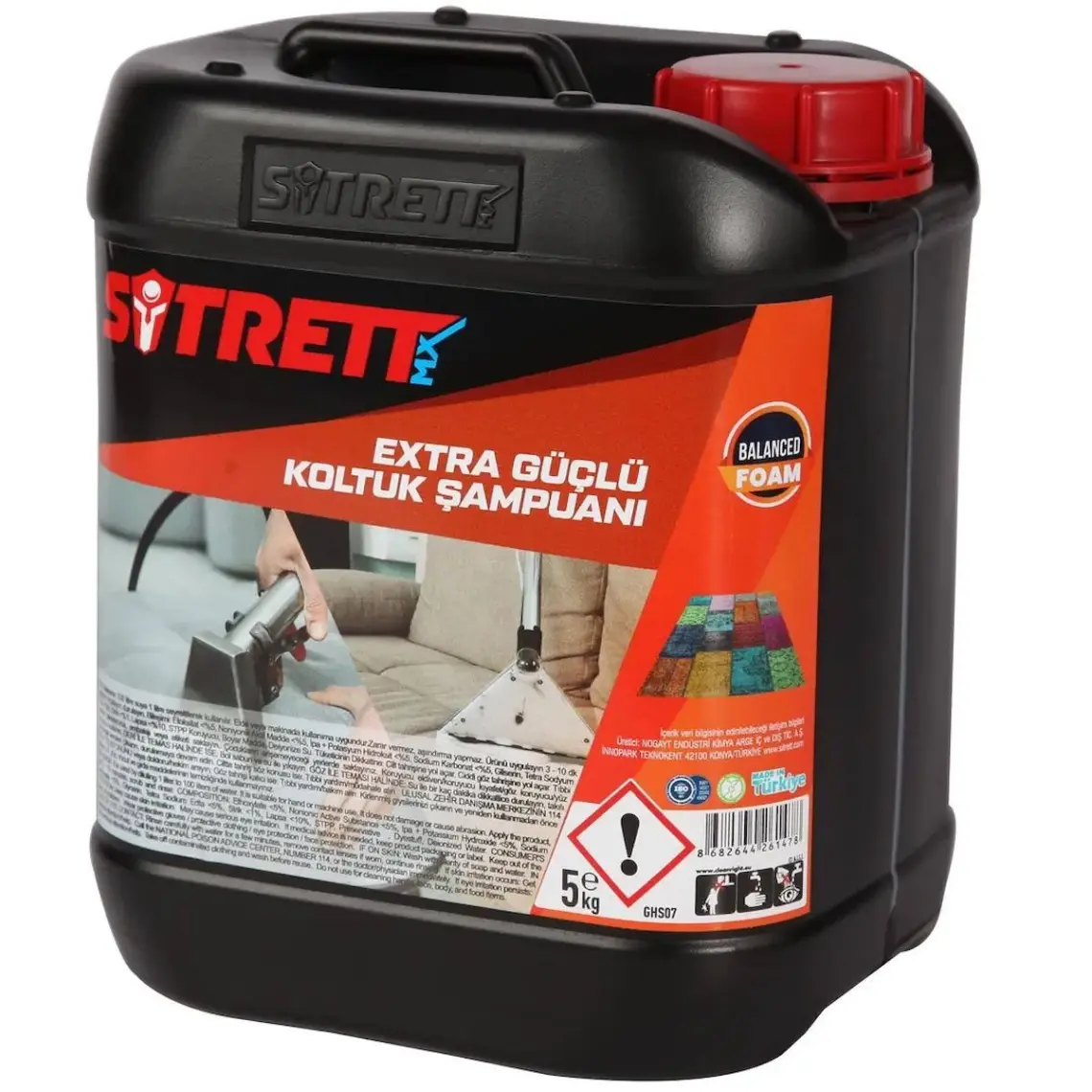 Sitrett Mx Koltuk Şampuanı 5 kg