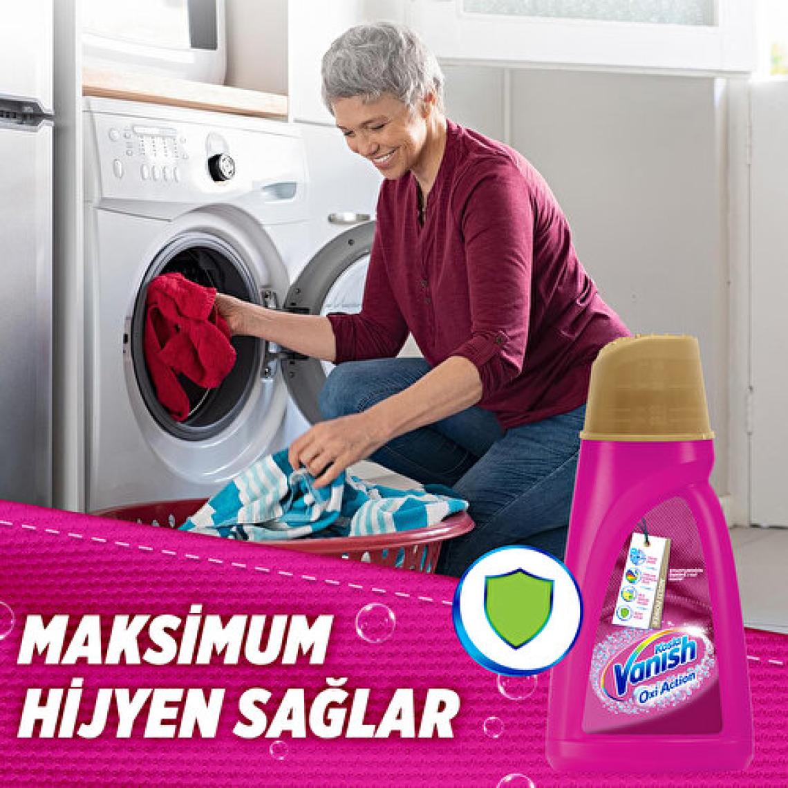 Vanish Kosla Multipower Gold Renkliler için Leke Çıkarıcı ve Deterjan Güçlendirici 1 lt
