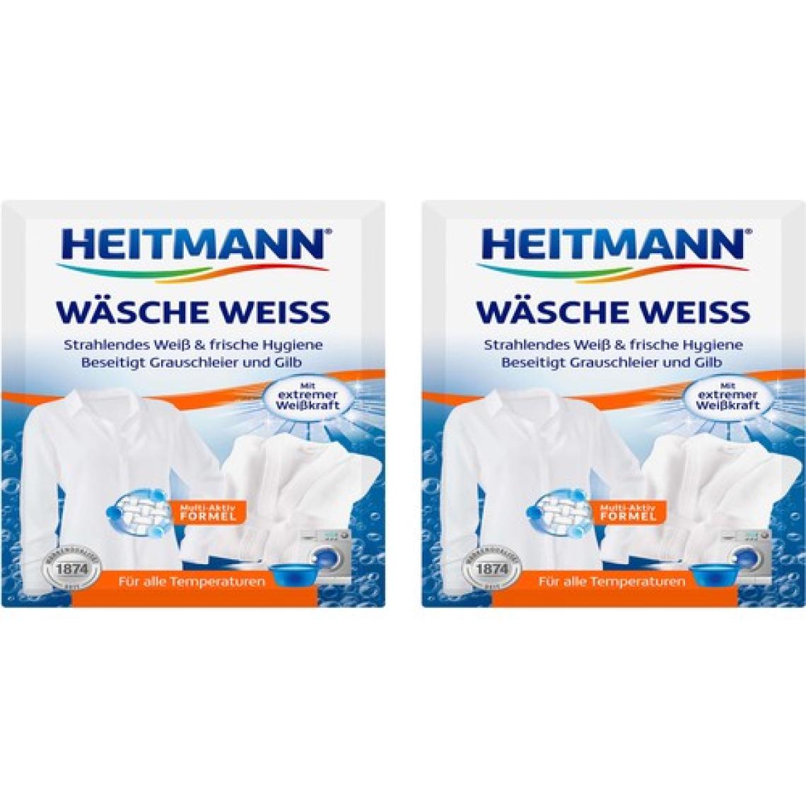 Heitmann Çamaşır Beyazlatıcı Deterjan Toz 50 gr x 2 Paket
