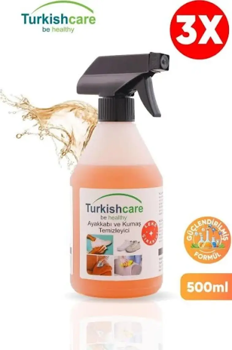 Turkishcare Çok Amaçlı Leke Çıkarıcı Sprey 3 x 500 ml 3'lü Set
