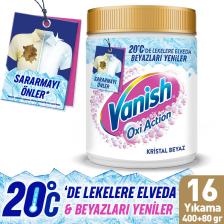 Oxi Action Kristal Beyaz Toz Deterjan Güçlendirici ve Leke Çıkarıcı 480 Gram