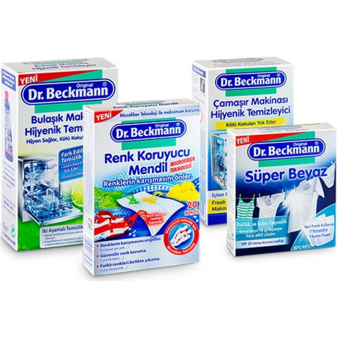 Dr.Beckmann Aktif-Beyazlatıcı Mendil 15'li + Renk Koruyucu Mendil 12'li