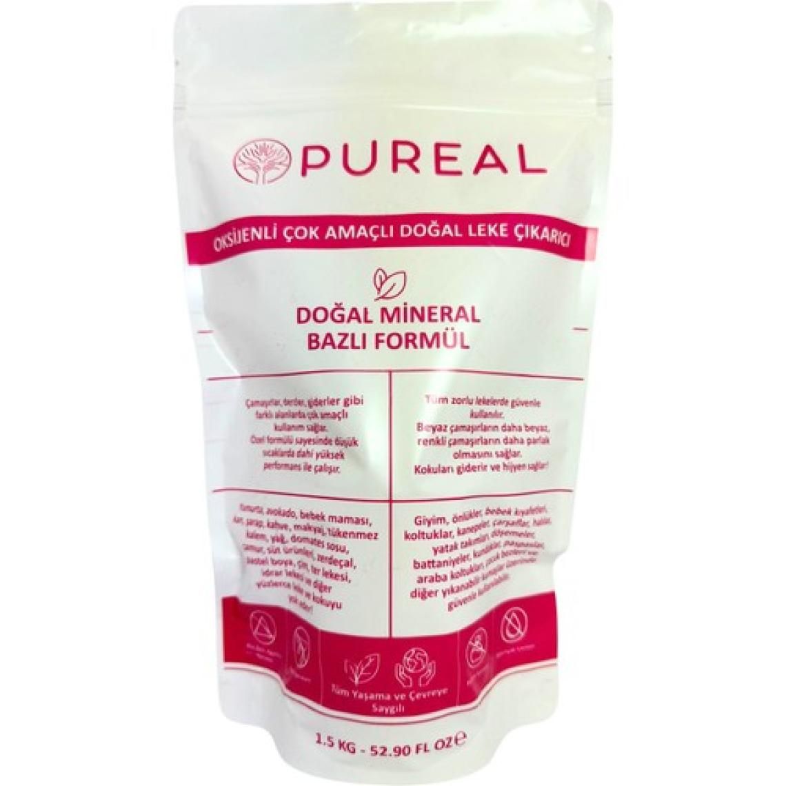 Pureal Oksijenli Doğal Leke Çıkarıcı (1.5 KG)