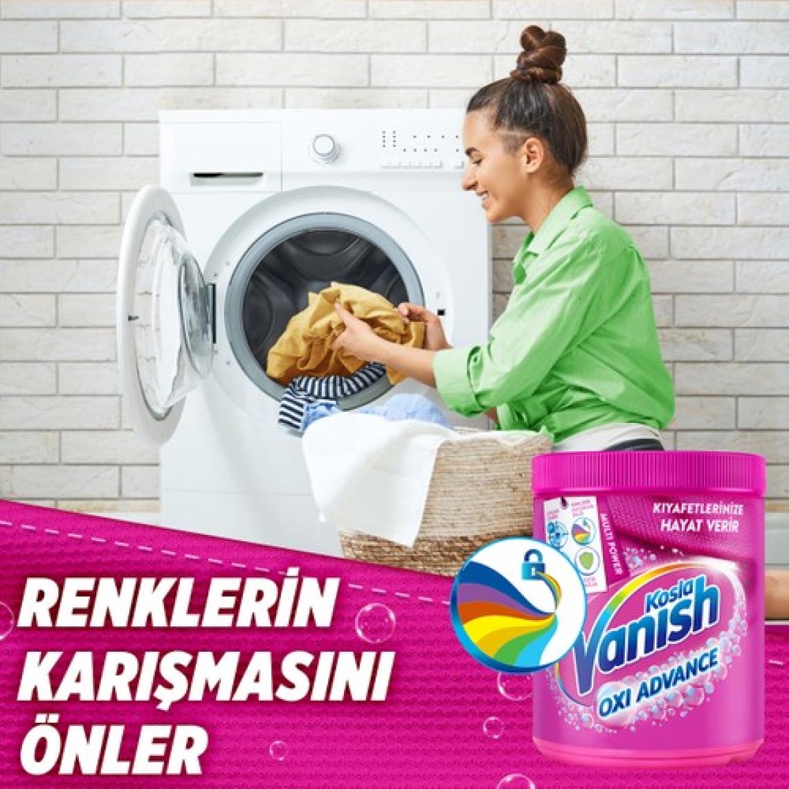 Vanish Kosla Multipower Renkliler için Leke Çıkarıcı ve Deterjan Güçlendirici Toz 800 g