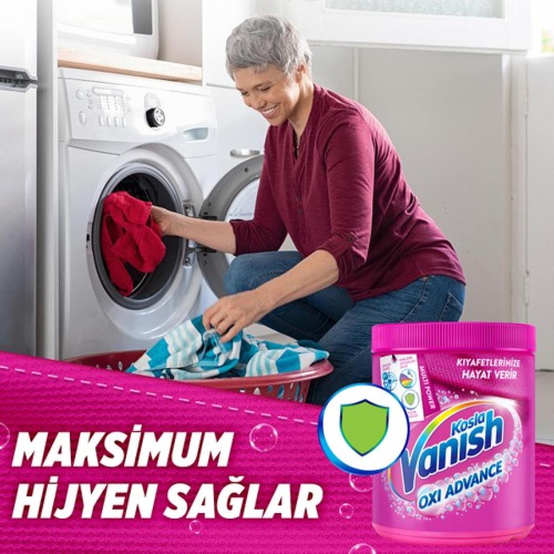 Vanish Kosla Multipower Renkliler için Leke Çıkarıcı ve Deterjan Güçlendirici Toz 800 g