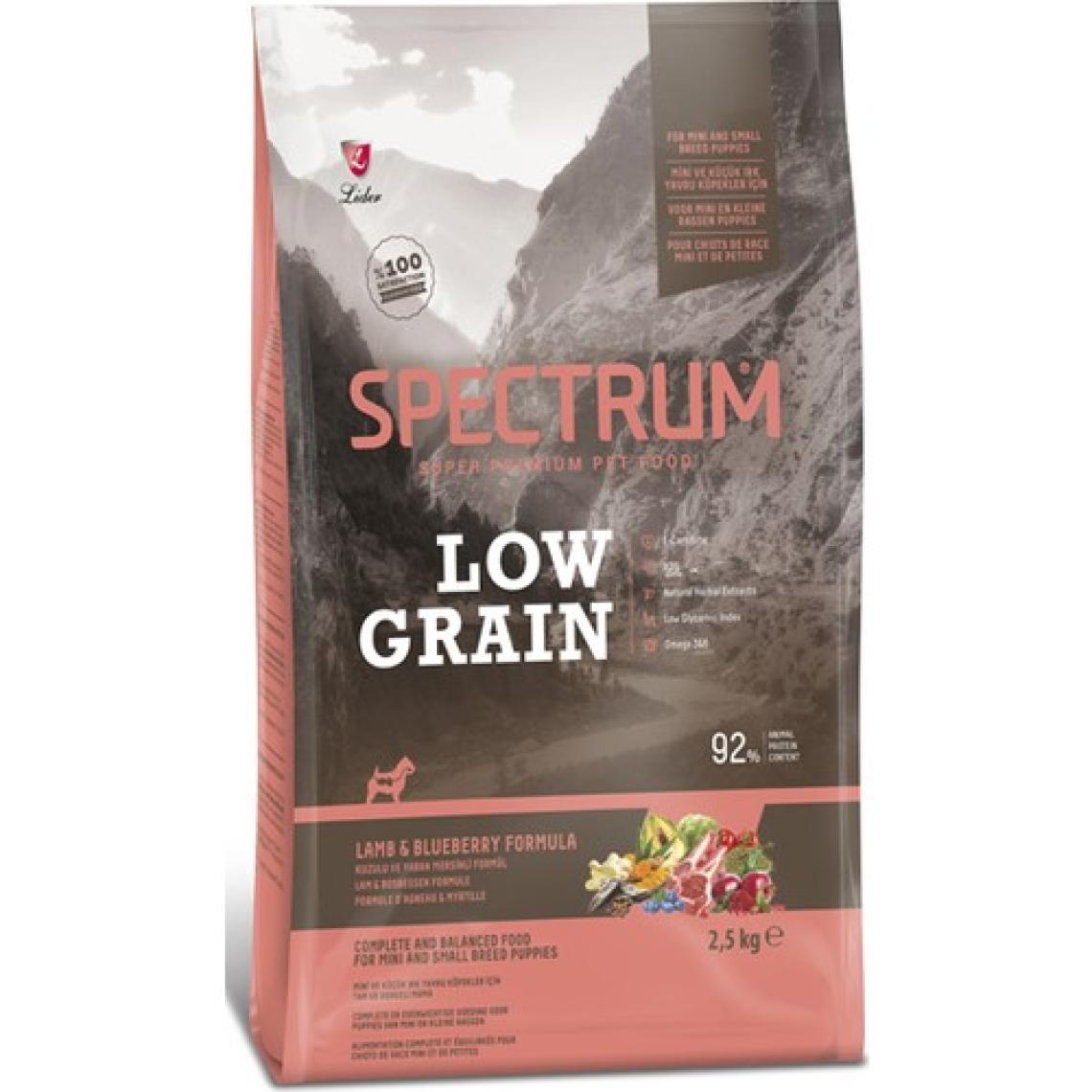Spectrum Low Grain Kuzu Etli ve Yaban Mersinli 2.5 kg Mini ve Küçük Irk Yavru Köpek Maması