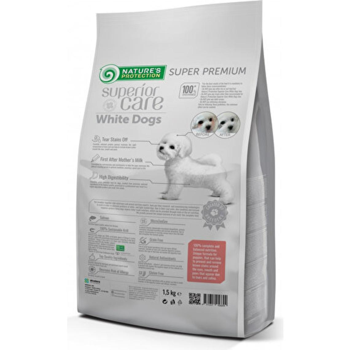 Nature's Protection Superior Care White Dogs Starter Somonlu 1.5 kg Yavru Köpek Maması