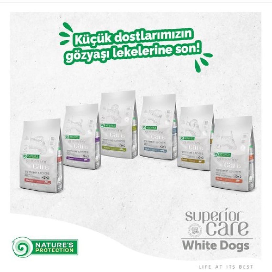 Nature's Protection Superior Care White Dogs Starter Somonlu 1.5 kg Yavru Köpek Maması