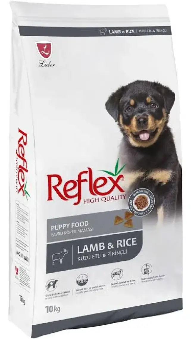 Reflex Puppy Kuzu Etli Pirinçli 15 kg Yavru Köpek Maması