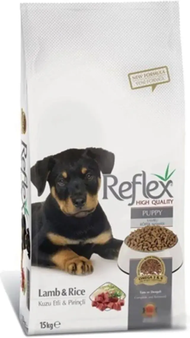 Reflex Puppy Kuzu Etli Pirinçli 15 kg Yavru Köpek Maması