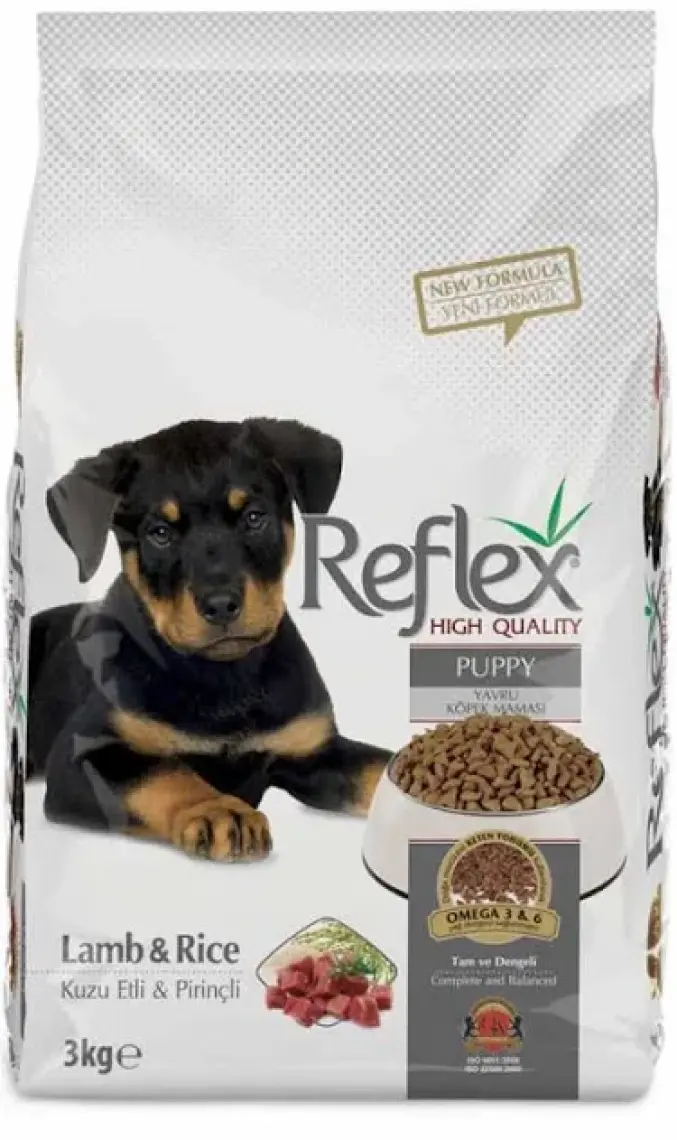 Reflex Puppy Kuzu Etli Pirinçli 15 kg Yavru Köpek Maması