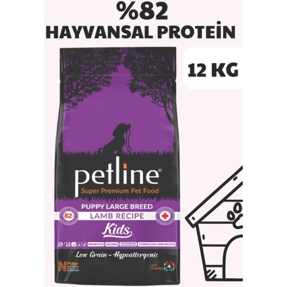Petline Kuzu Etli Yavru Köpek Maması 12KG- Kids