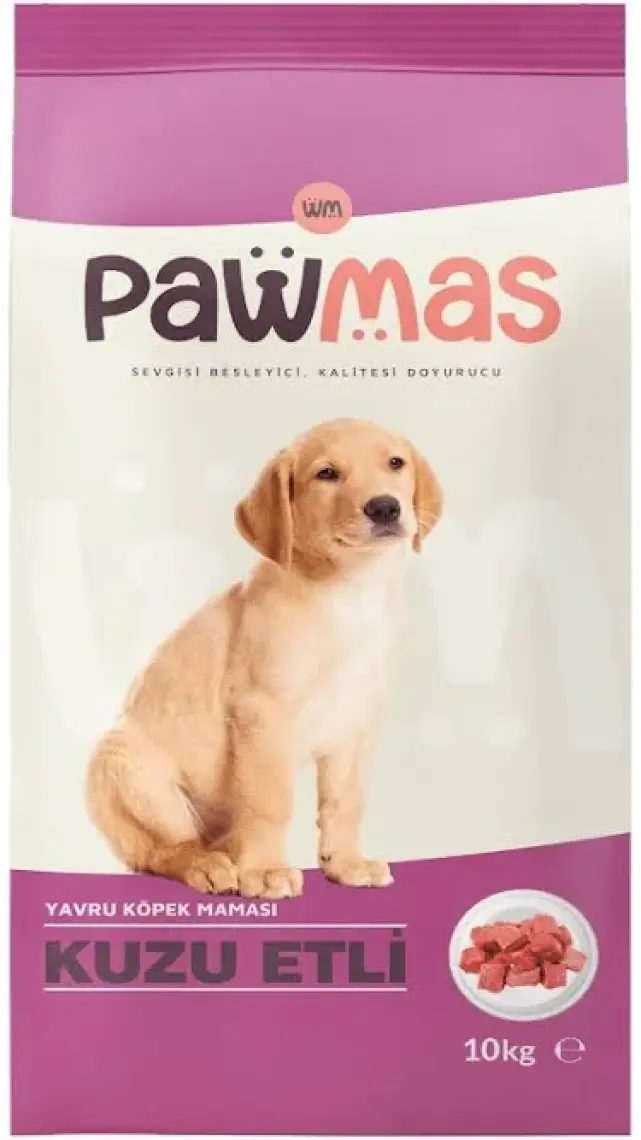 Pawmas Kuzu Etli Yavru Köpek Maması 10 kg