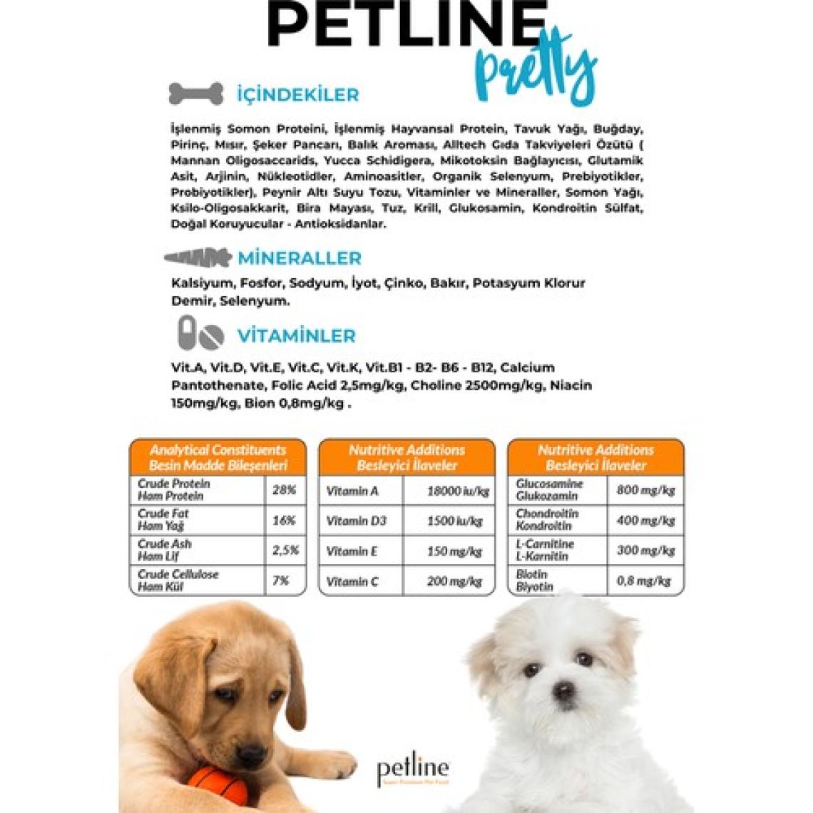 Petline Süper Premium Pretty - Somon Balıklı Yavru Köpek Maması 12KG