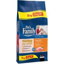 Pets Family Premium Kuzu Etli Yavru Köpek Maması 10 kg
